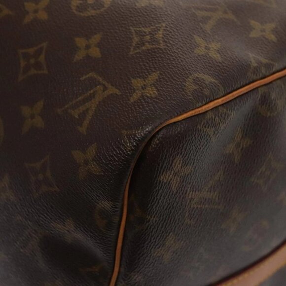 LOUIS VUITTON Monogram Keepall Bandouliere 55 Boston Bag M41414 LV Auth 88923 - Picture 4 of 16